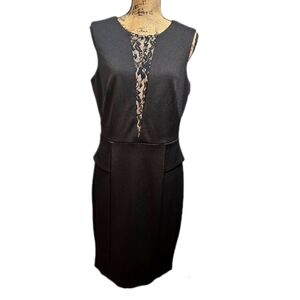 Maggy London Black Sleeveless Dress Size 12
